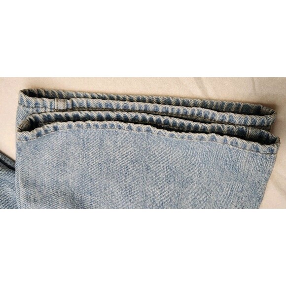 Forever 21 Baggy Flare Wide Leg Skater Jeans 30 Light Wash Denim 100% Cotton - Picture 6 of 12